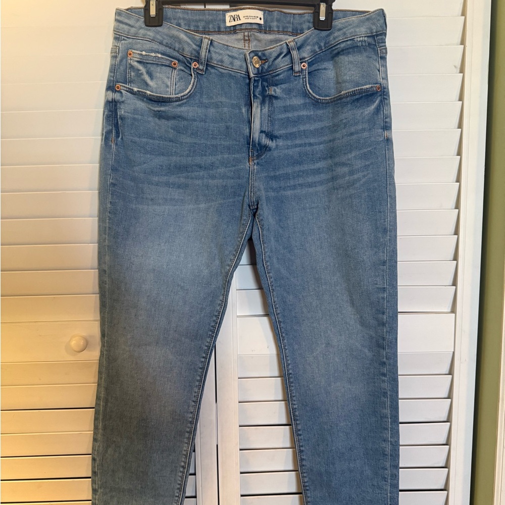 Zara Light Blue Skinny Jeans